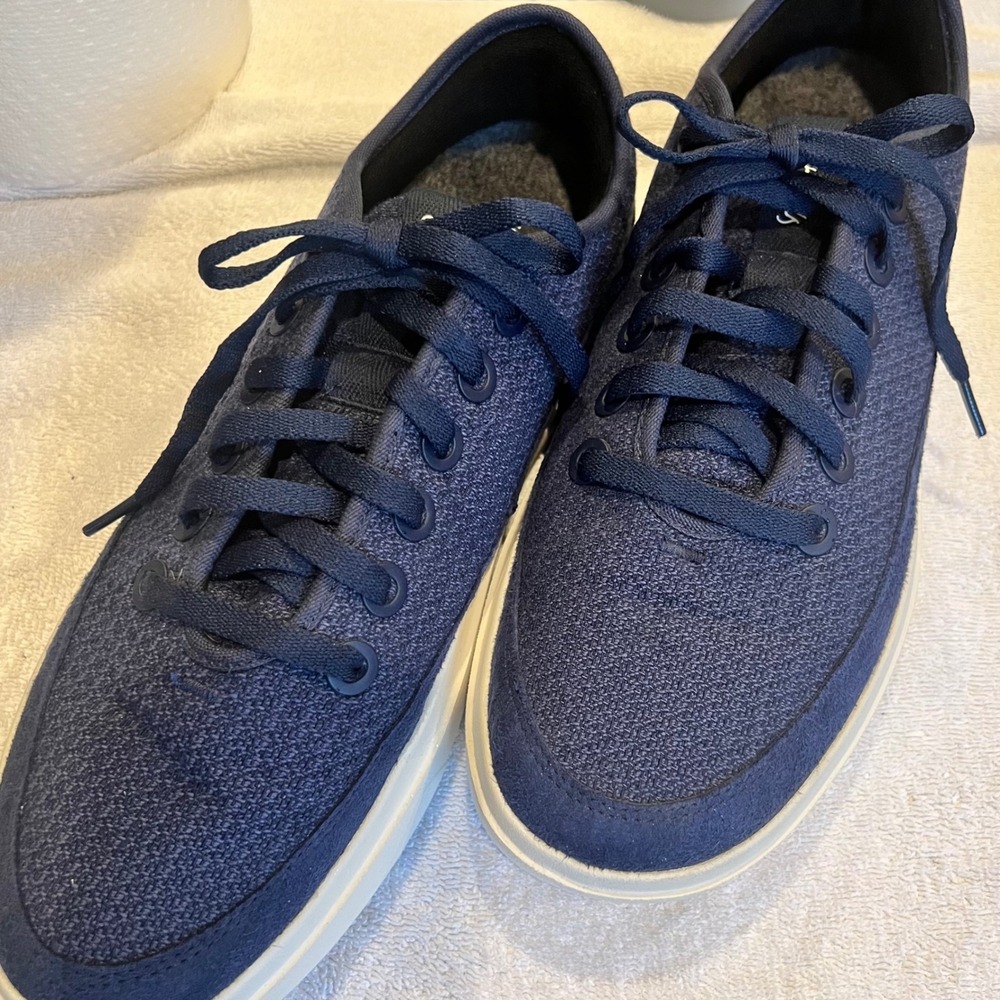 Allbirds Tree Pipers Sneakers Size 12 Navy Blue Sustainable Minimalist Casual